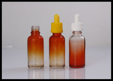 Китай Бутылка капельницы оранжевого масла стеклянной бутылки 30мл е градиента жидкостного стеклянная поставщик