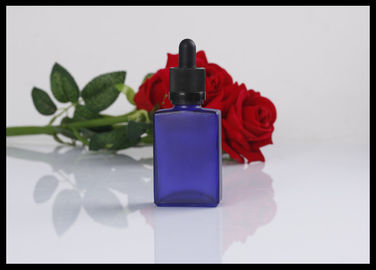 Китай Цвет стеклянных бутылок эфирного масла тонкого угольника голубой штейновый для упаковки духов поставщик