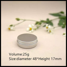 Китай консервные банки небольшого круглого контейнера серебра опарника сливк 25г изготовленные на заказ алюминиевые поставщик