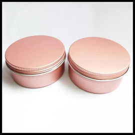 Китай Розовый косметический алюминиевый порошок сливк лосьона консервных банок металла опарника 100г может с крышкой винта поставщик