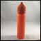 Оранжевые небольшие пластиковые бутылки капельницы, изготовленная на заказ бутылка потека единорога круга 60мл поставщик