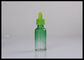 Эфирного масла градиента зеленого цвета сока 30мл е бутылки капельницы жидкостного е стеклянные поставщик