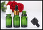 Бутылки капельницы высокого стандарта 10мл зеленые небольшие стеклянные для эфирных масел поставщик