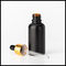 Замороженная чернотой округлая форма косметики стеклянных бутылок эфирного масла цвета упаковывая поставщик