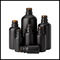 Замороженная чернотой округлая форма косметики стеклянных бутылок эфирного масла цвета упаковывая поставщик