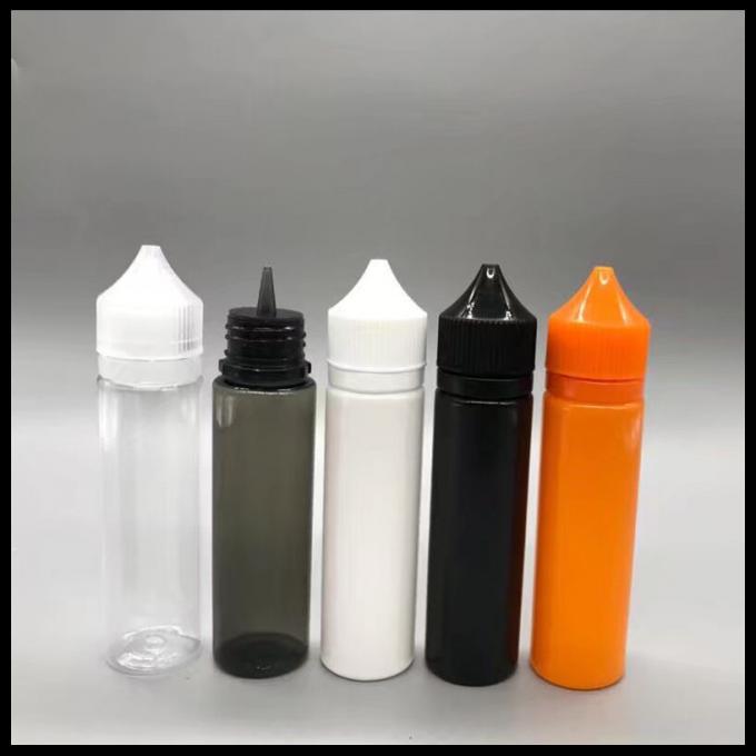 Печатание черноты/янтарных/прозрачных единорога 60мл бутылки округлой формы логотипа