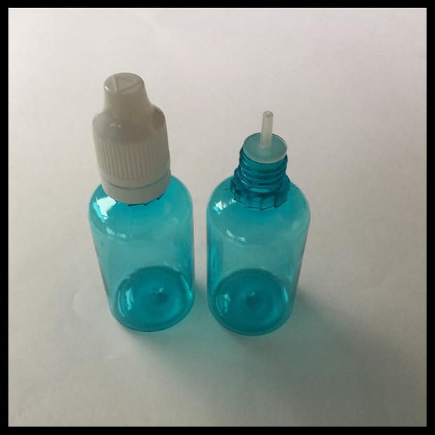 Пет бутылки жидкости пластиковых Эджуйсе капельницы бутылок голубые пустые е бутылок 30мл