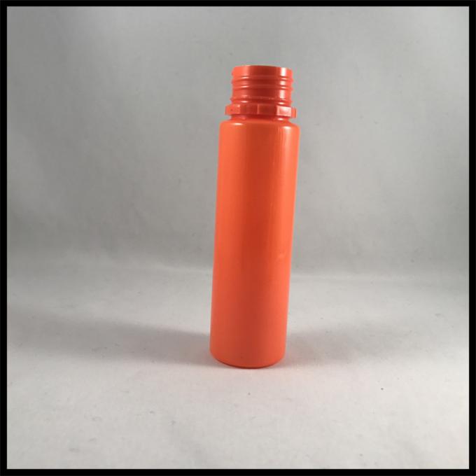 Оранжевые небольшие пластиковые бутылки капельницы, изготовленная на заказ бутылка потека единорога круга 60мл