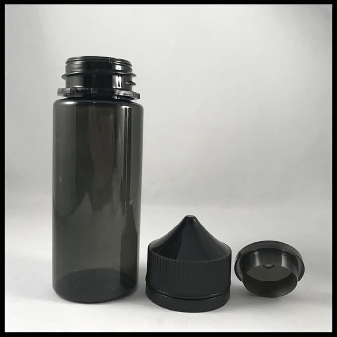 Черная капельница единорога разливает 120мл по бутылкам для здоровья и безопасности пара жидкостных нетоксических