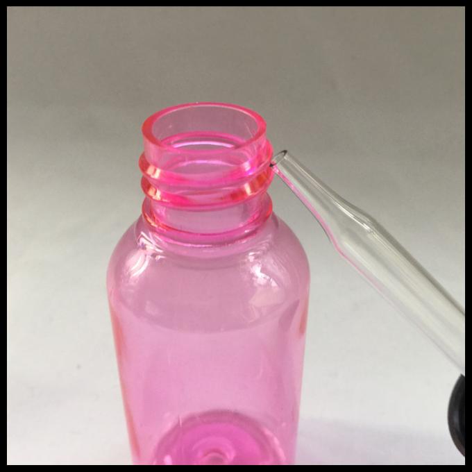 Пипетка розового любимца пластиковая разливает 30мл по бутылкам для представления низкой температуры косметической упаковки превосходного
