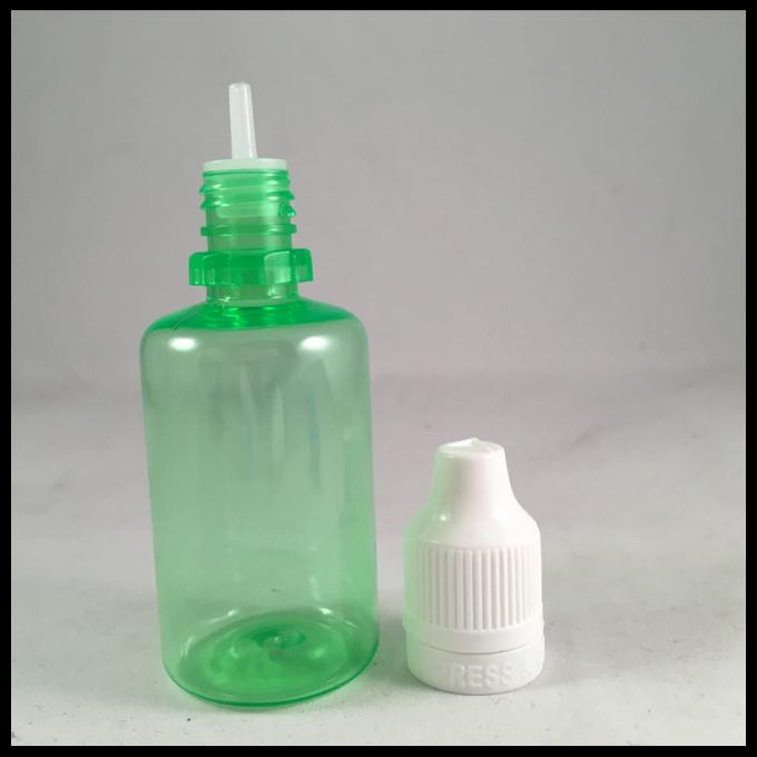пластмасса зеленого цвета 30мл разливает бутылки по бутылкам масла сока бутылок капельницы ЛЮБИМЦА с Чильдпрооф крышкой трамбовки