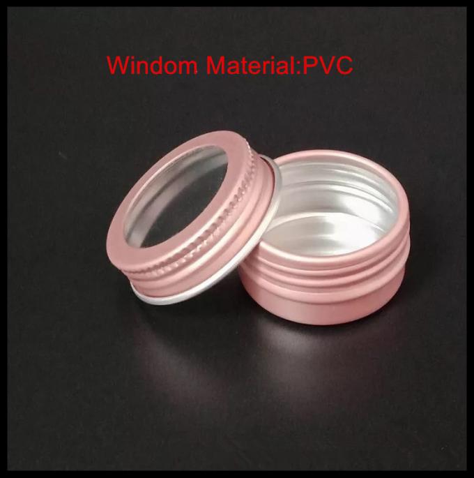 Коробки ногтя алюминиевой консервной банки/олова Виндовед упаковка штейновой розовой косметическая