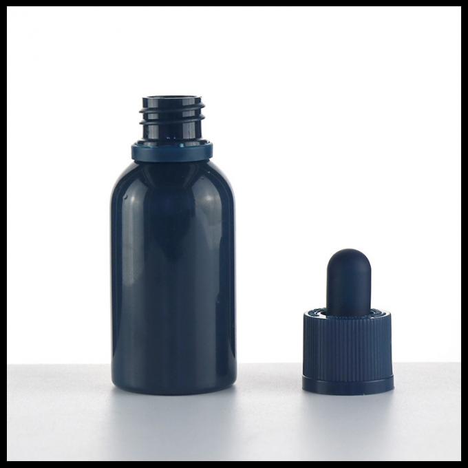 Голубая пластиковая жидкость ЛЮБИМЦА е разливает емкость по бутылкам 30мл с капельницей пипеток стеклянного глаза