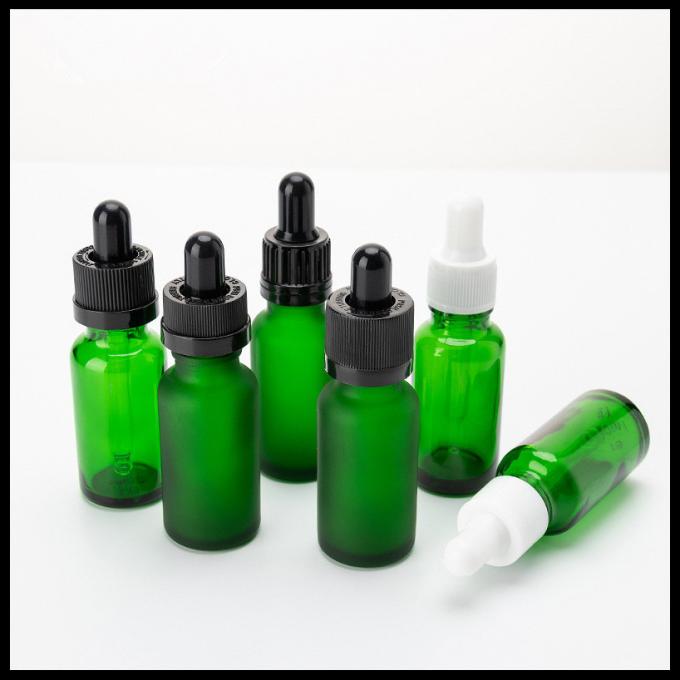 Зеленый годный для повторного использования материал БПА емкости стеклянных бутылок 20мл эфирного масла освобождает