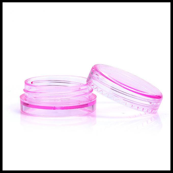 Емкость 2г Котайнерс круглого пластикового косметического Креам макияжа опарника небольшого красочная